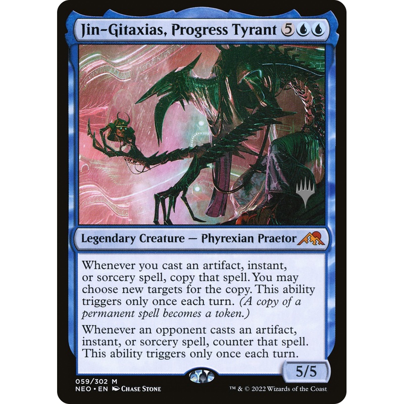 Jin-Gitaxias, Progress Tyrant (PPNEO-59P) - Kamigawa: Neon Dynasty Promos