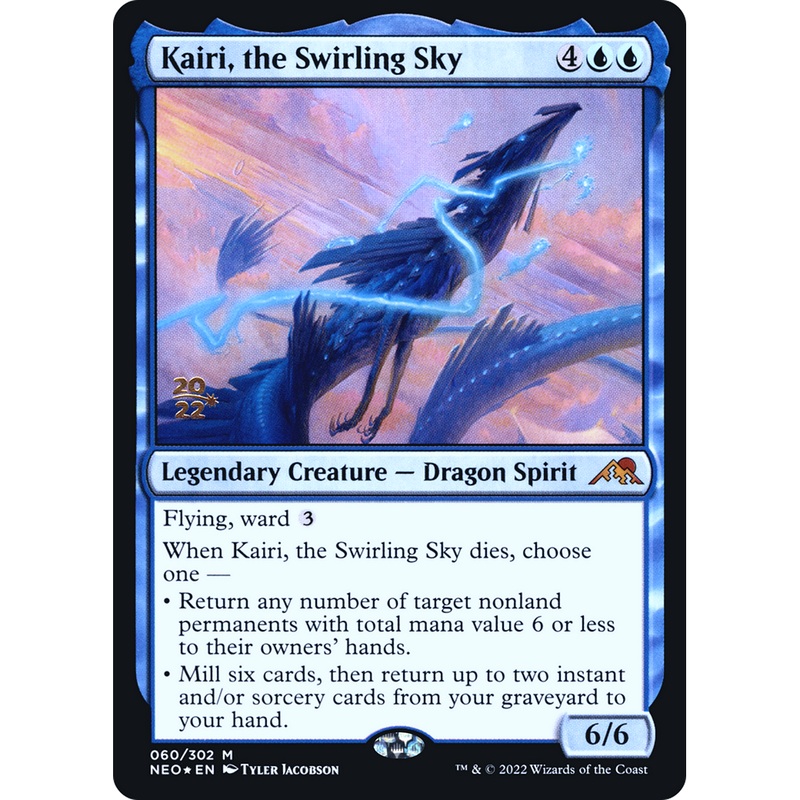 Kairi, the Swirling Sky (PRE-60S) - Kamigawa: Neon Dynasty Promos Foil