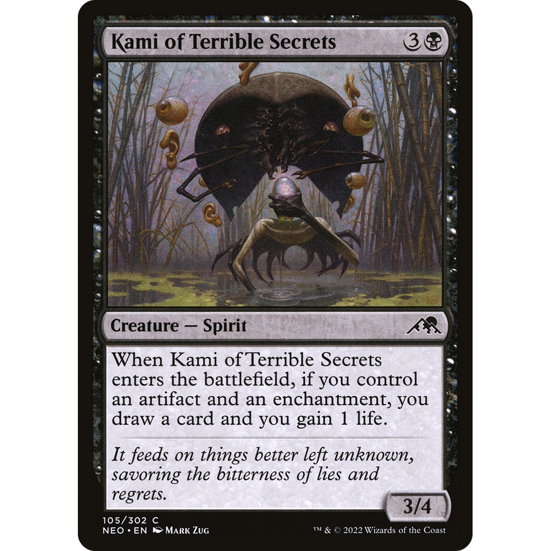Kami of Terrible Secrets (NEO-105) - Kamigawa: Neon Dynasty