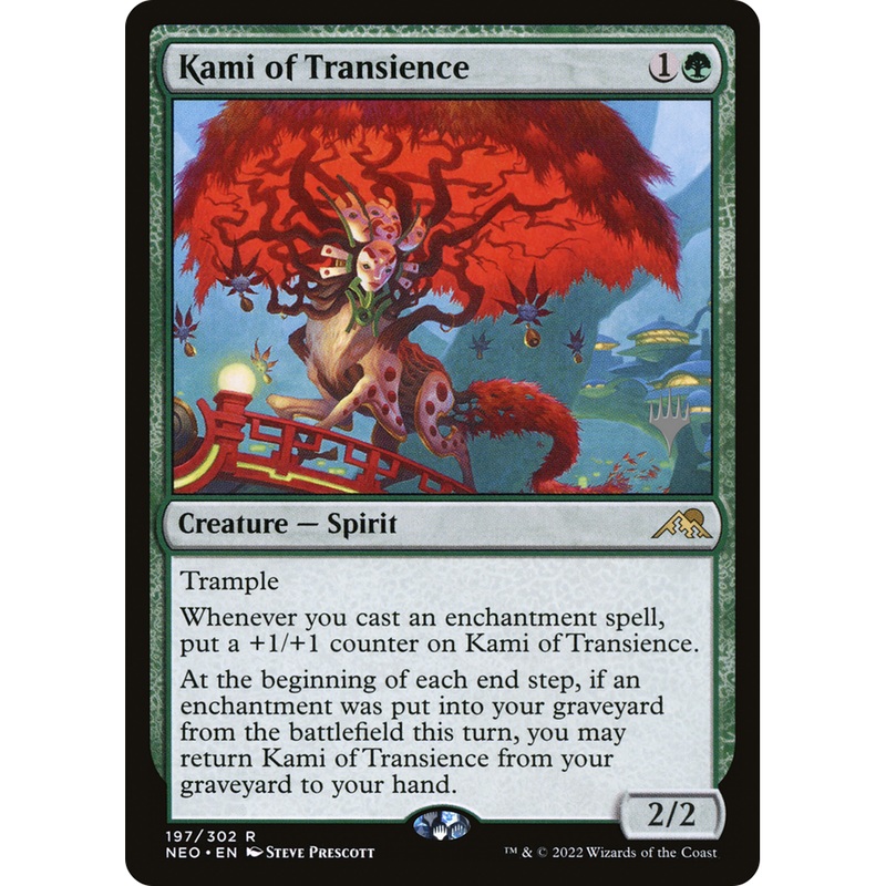 Kami of Transience (PPNEO-197P) - Kamigawa: Neon Dynasty Promos Foil