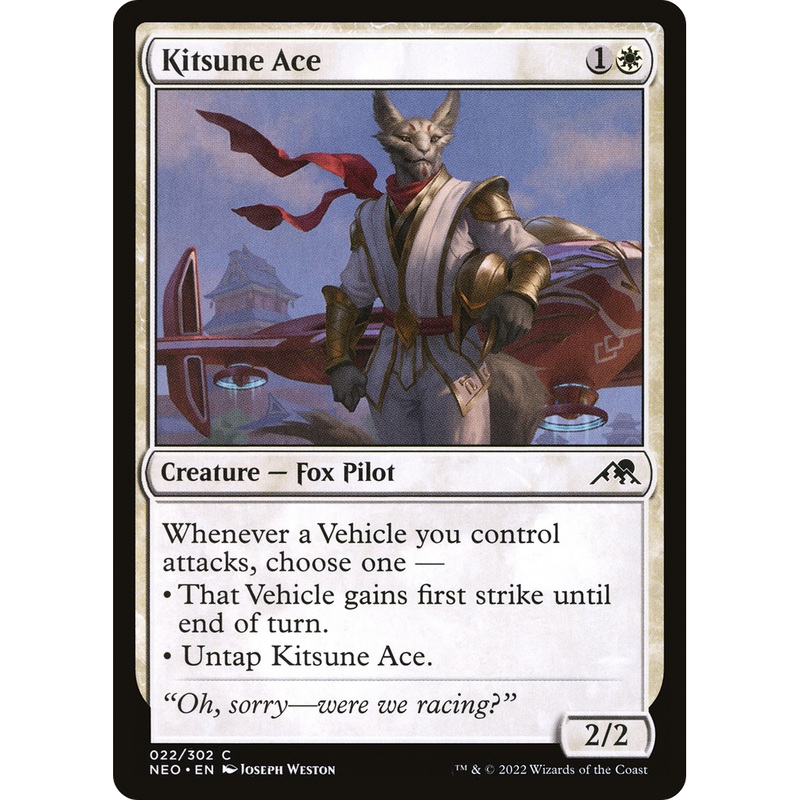 Kitsune Ace (NEO-022) - Kamigawa: Neon Dynasty