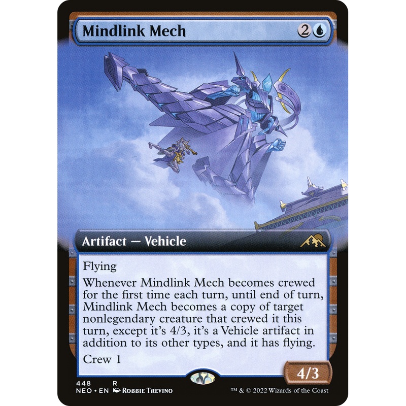 Mindlink Mech (NEO-448) - Kamigawa: Neon Dynasty: (Extended Art) Foil