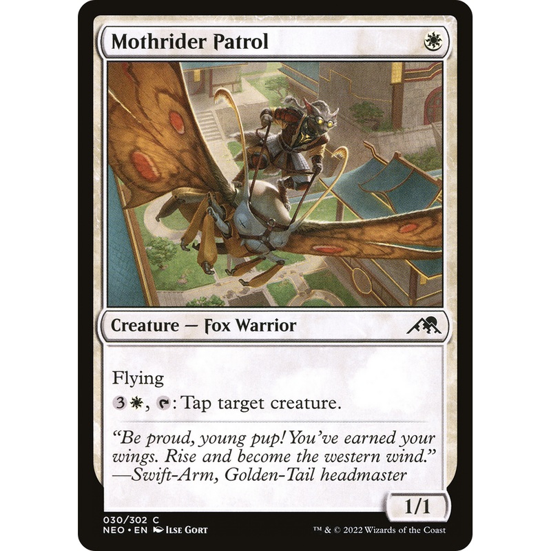 Mothrider Patrol (NEO-030) - Kamigawa: Neon Dynasty
