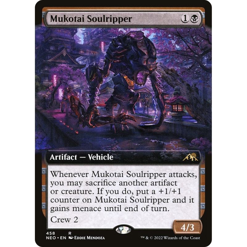 Mukotai Soulripper (NEO-458) - Kamigawa: Neon Dynasty: (Extended Art)