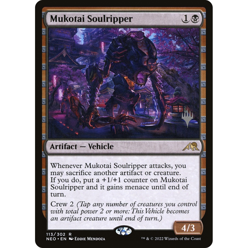 Mukotai Soulripper (PPNEO-113P) - Kamigawa: Neon Dynasty Promos Foil