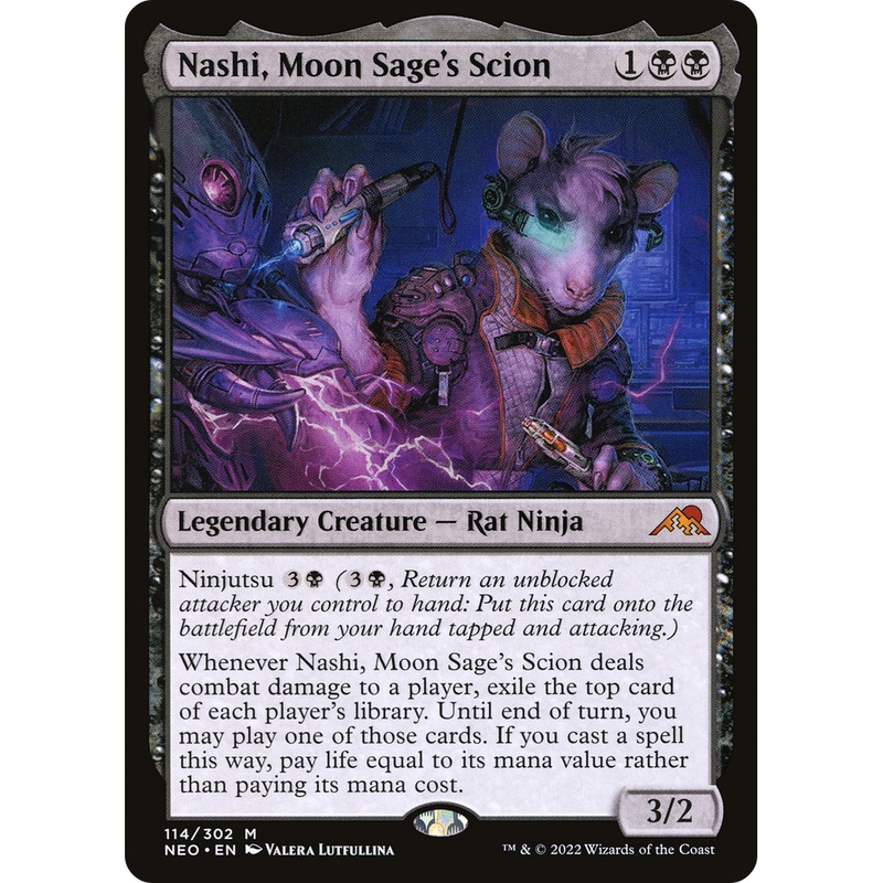 Nashi, Moon Sage's Scion (NEO-114) - Kamigawa: Neon Dynasty