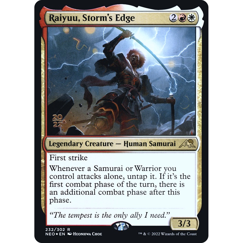 Raiyuu, Storm's Edge (PRE-232S) - Kamigawa: Neon Dynasty Promos Foil