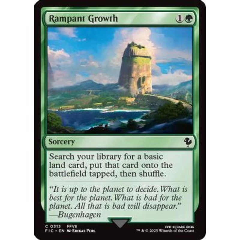 Rampant Growth (FIC-313) - Commander: FINAL FANTASY