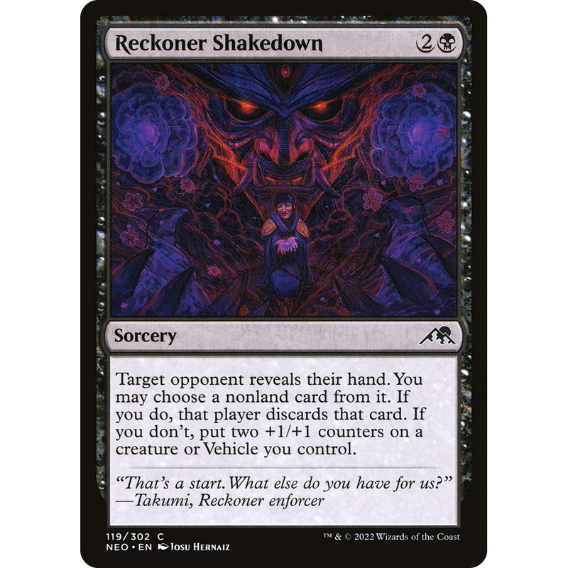 Reckoner Shakedown (NEO-119) - Kamigawa: Neon Dynasty