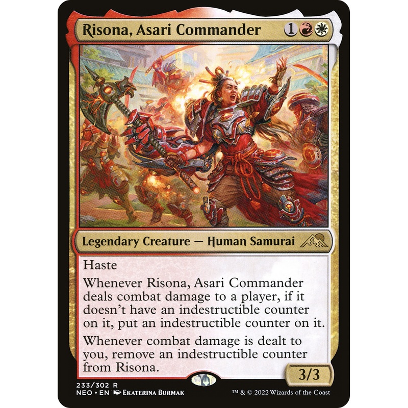 Risona, Asari Commander (NEO-233) - Kamigawa: Neon Dynasty