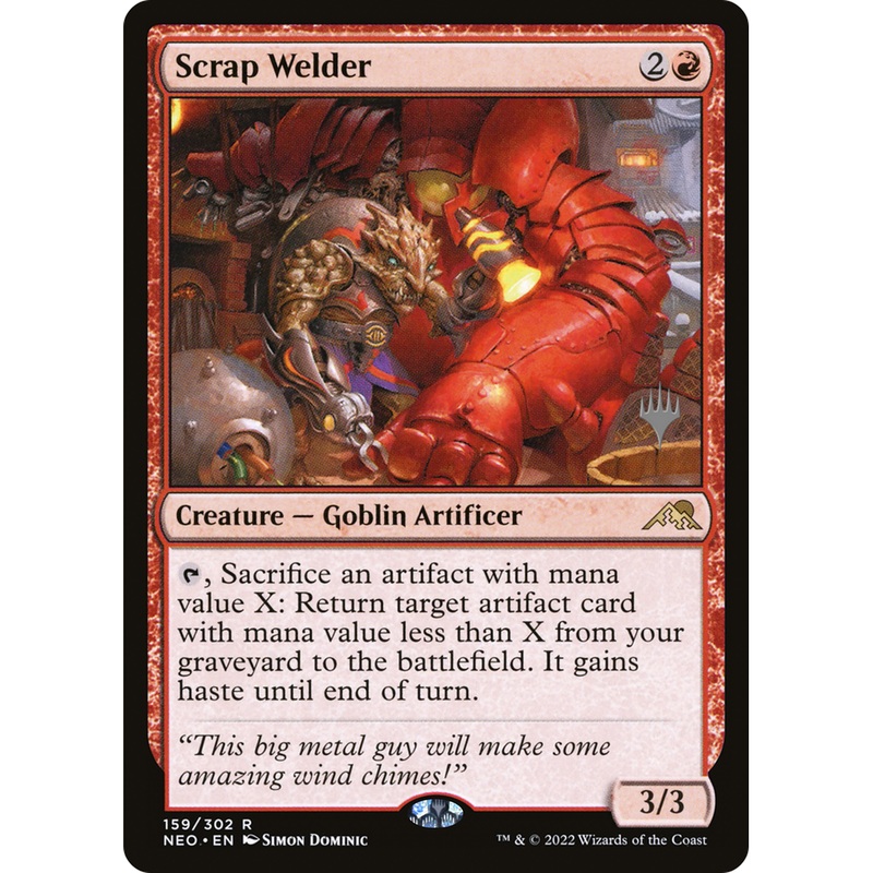 Scrap Welder (PPNEO-159P) - Kamigawa: Neon Dynasty Promos