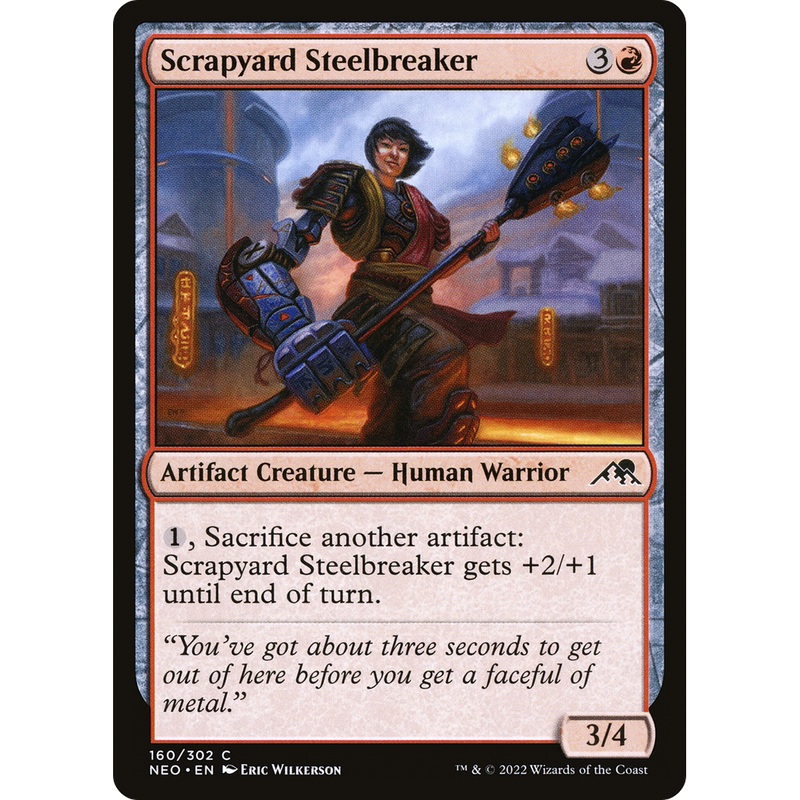 Scrapyard Steelbreaker (NEO-160) - Kamigawa: Neon Dynasty Foil