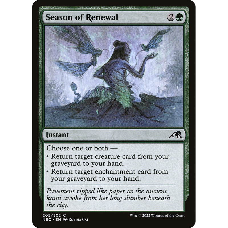 Season of Renewal (NEO-205) - Kamigawa: Neon Dynasty Foil