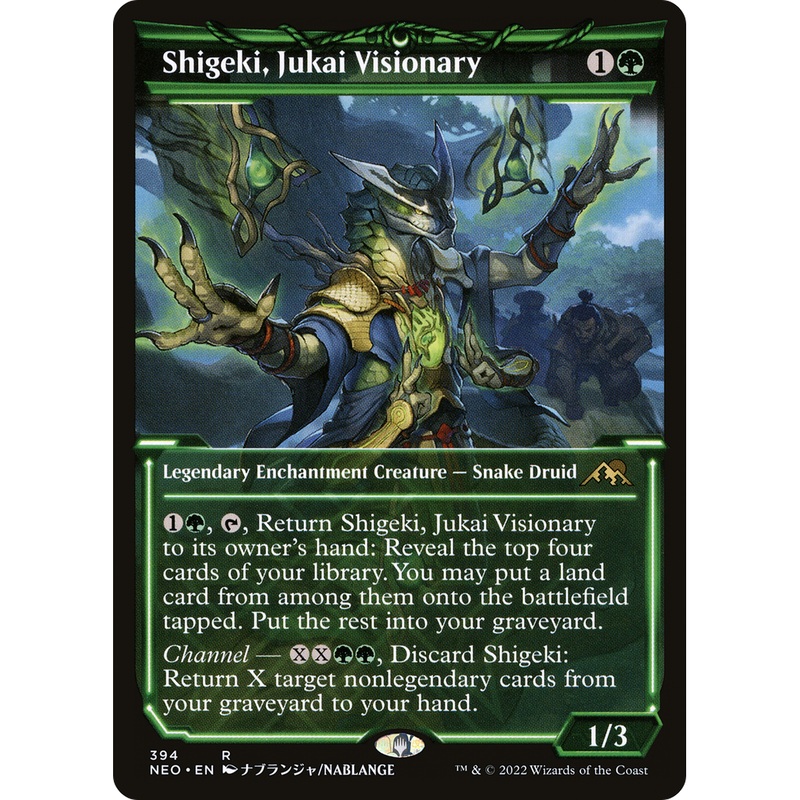 Shigeki, Jukai Visionary (NEO-394) - Kamigawa: Neon Dynasty: (Showcase)