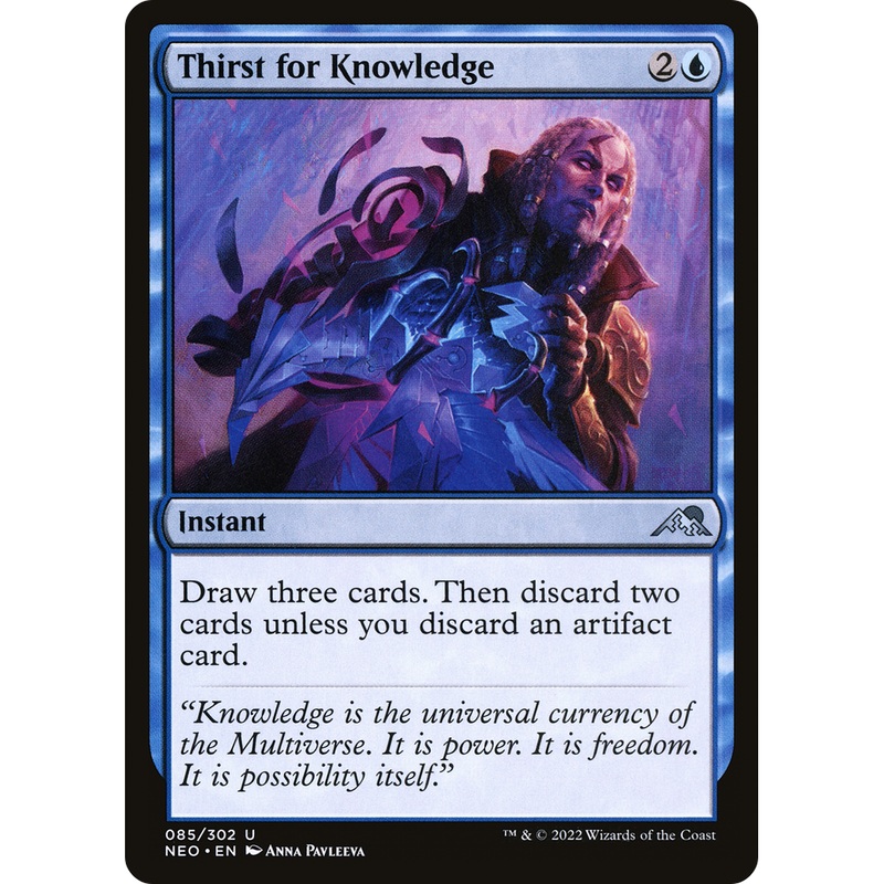 Thirst for Knowledge (NEO-085) - Kamigawa: Neon Dynasty
