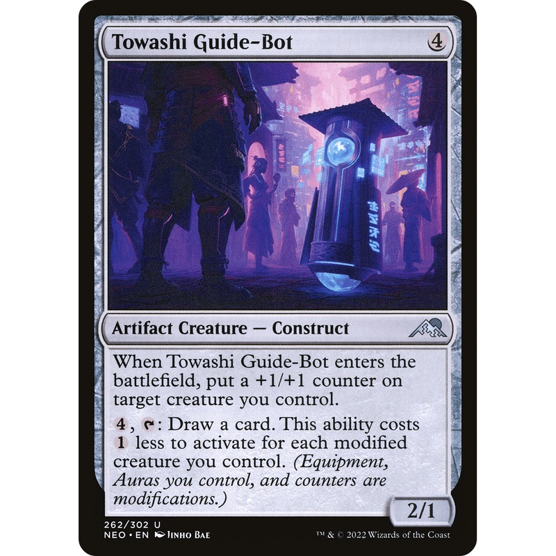 Towashi Guide-Bot (NEO-262) - Kamigawa: Neon Dynasty Foil