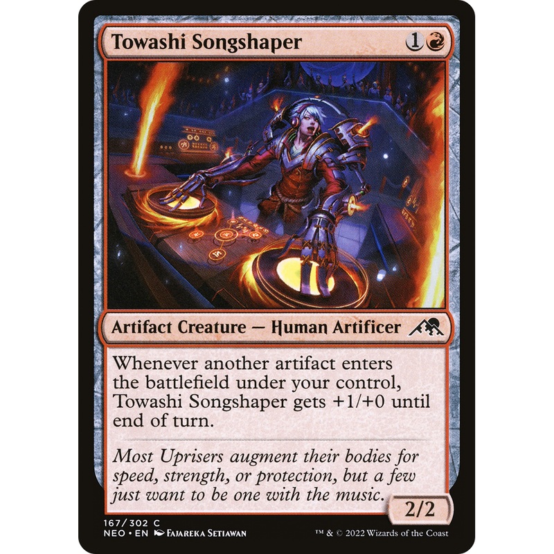 Towashi Songshaper (NEO-167) - Kamigawa: Neon Dynasty Foil