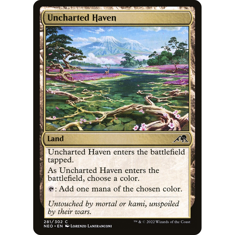 Uncharted Haven (NEO-281) - Kamigawa: Neon Dynasty