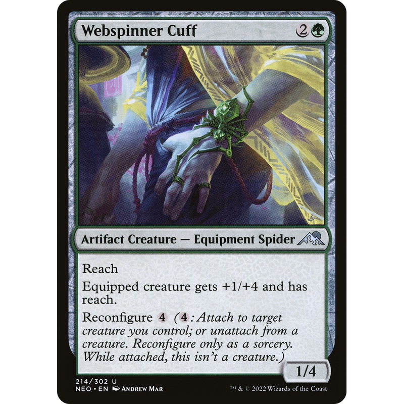 Webspinner Cuff (NEO-214) - Kamigawa: Neon Dynasty