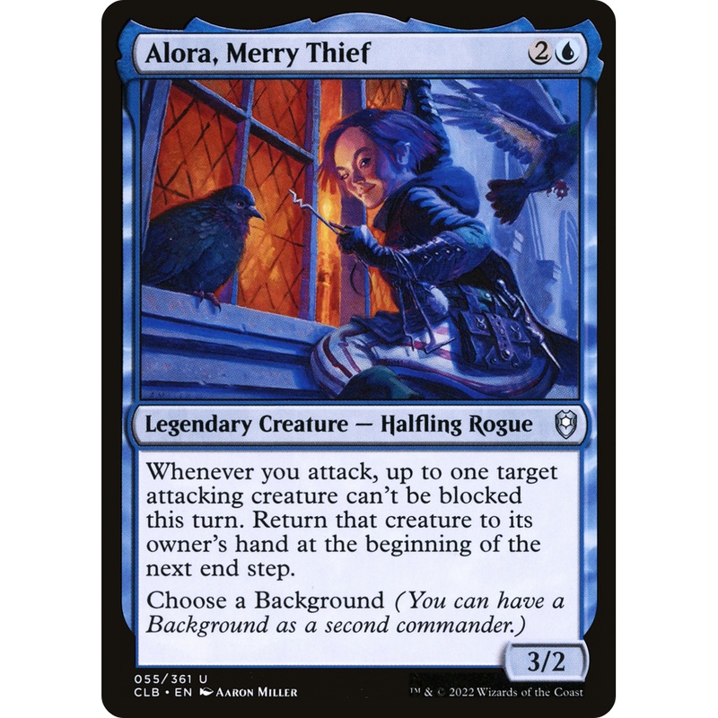 Alora, Merry Thief (CLB-055) - Commander Legends: Battle for Baldur's Gate