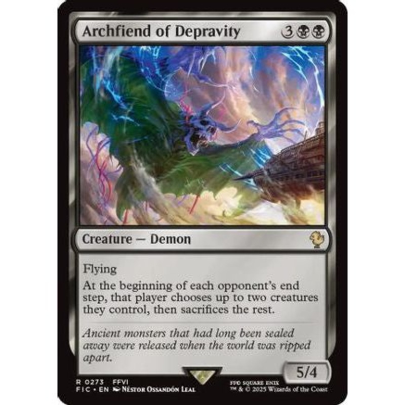 Archfiend of Depravity (FIC-273) - Commander: FINAL FANTASY