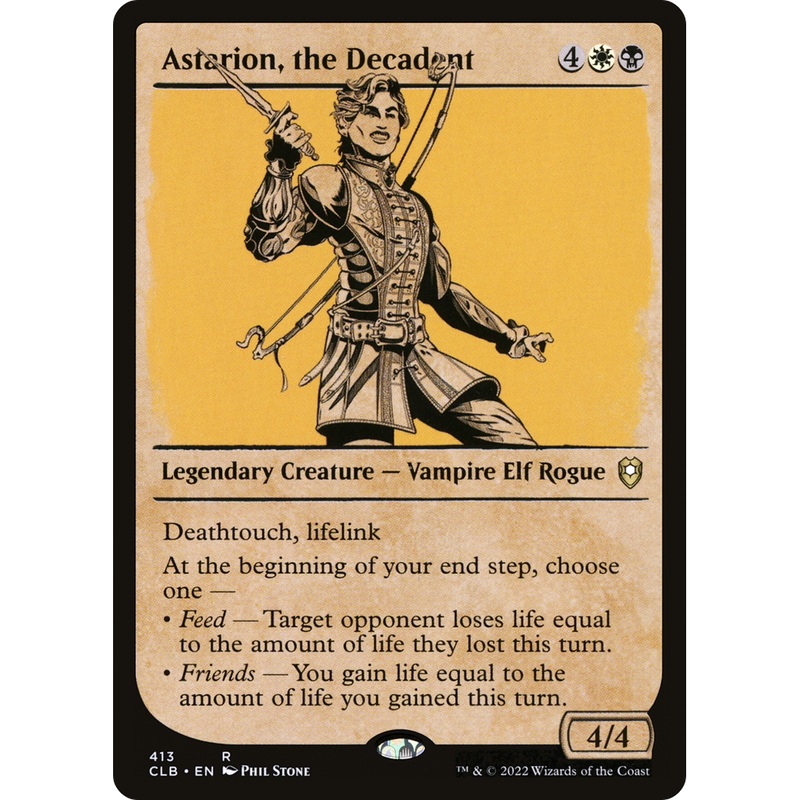 Astarion, the Decadent (CLB-413) - Commander Legends: Battle for Baldur's Gate: (Showcase)