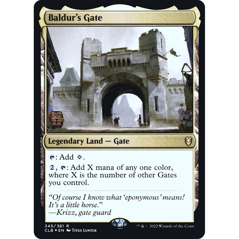 Baldur's Gate (PRE-345S) - Battle for Baldur's Gate Promos Foil