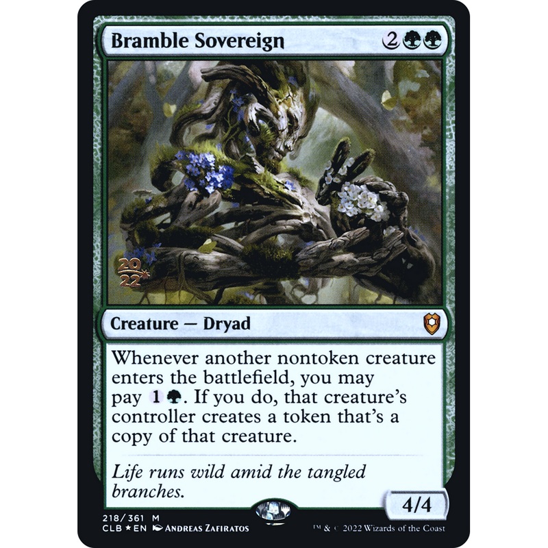 Bramble Sovereign (PRE-218S) - Battle for Baldur's Gate Promos Foil