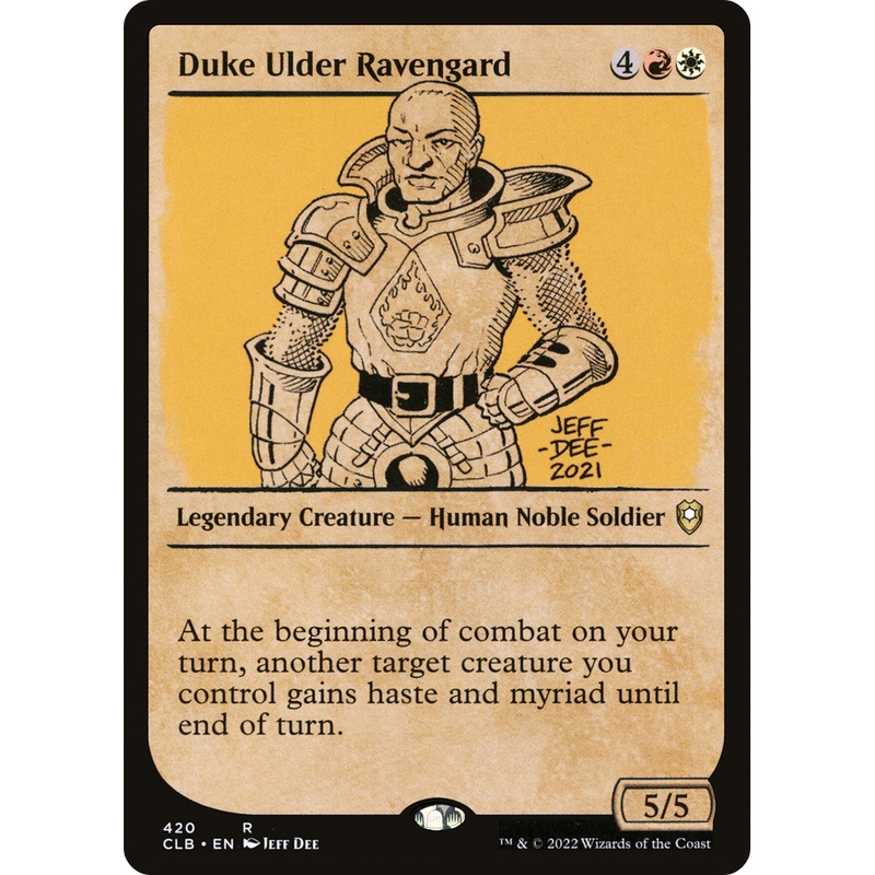 Duke Ulder Ravengard (CLB-420) - Commander Legends: Battle for Baldur's Gate: (Showcase)