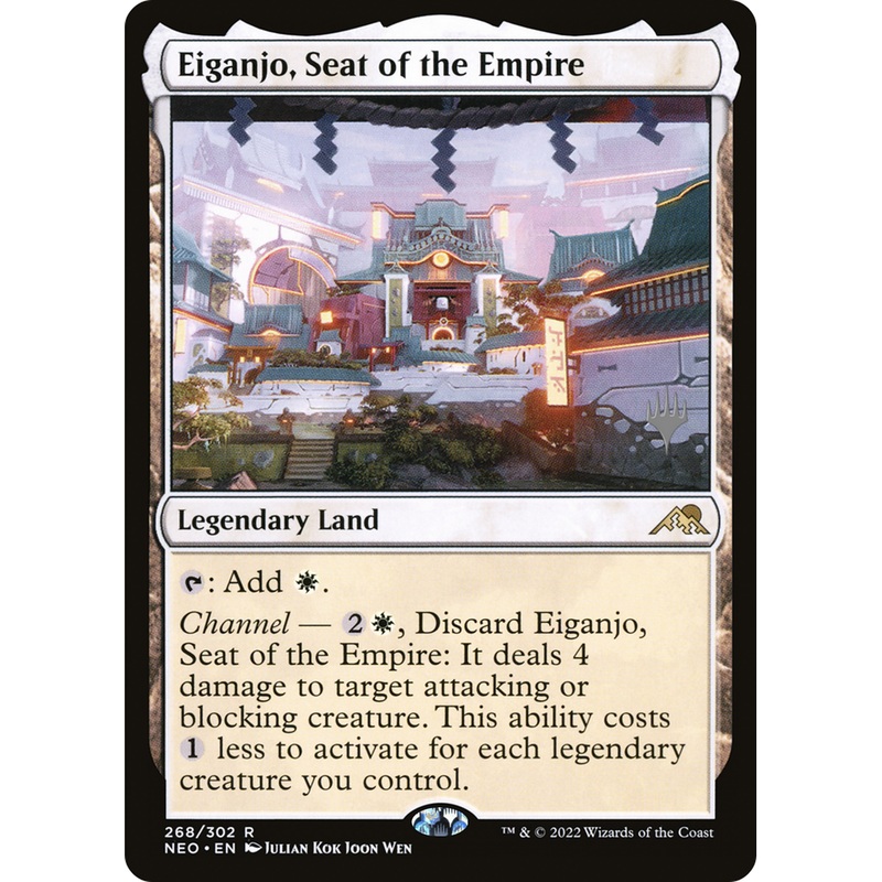 Eiganjo, Seat of the Empire (PPNEO-268P) - Kamigawa: Neon Dynasty Promos