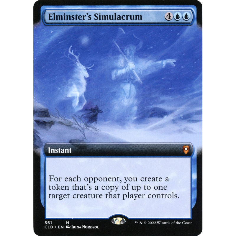 Elminster's Simulacrum (CLB-561) - Commander Legends: Battle for Baldur's Gate: (Extended Art)