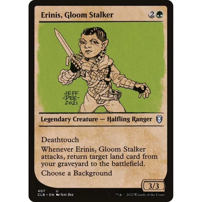 Erinis, Gloom Stalker (CLB-407) - Commander Legends: Battle for Baldur's Gate: (Showcase)