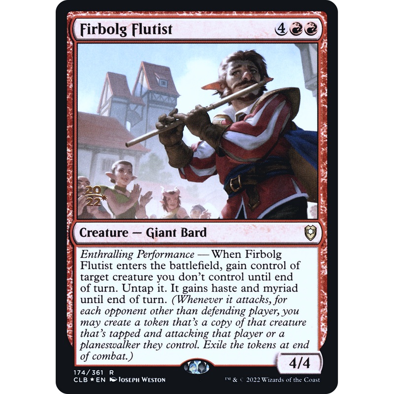 Firbolg Flutist (PRE-174S) - Battle for Baldur's Gate Promos Foil