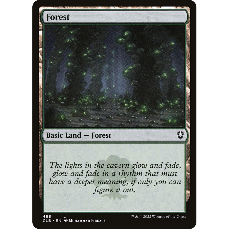 Forest (CLB-468) - Commander Legends: Battle for Baldur's Gate