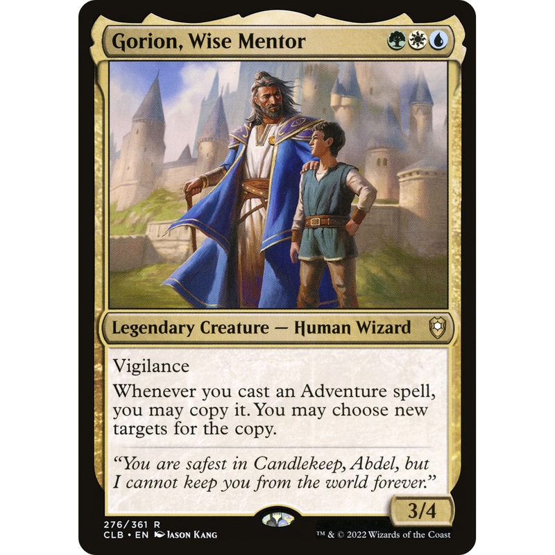 Gorion, Wise Mentor (CLB-276) - Commander Legends: Battle for Baldur's Gate Foil