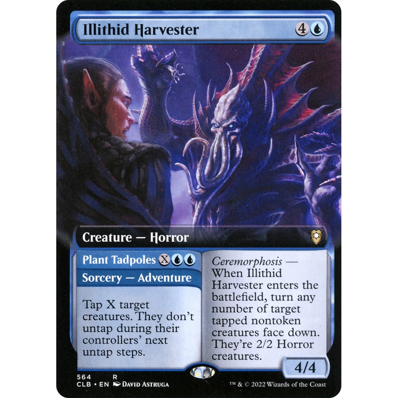 Illithid Harvester // Plant Tadpoles (CLB-564) - Commander Legends: Battle for Baldur's Gate: (Extended Art)