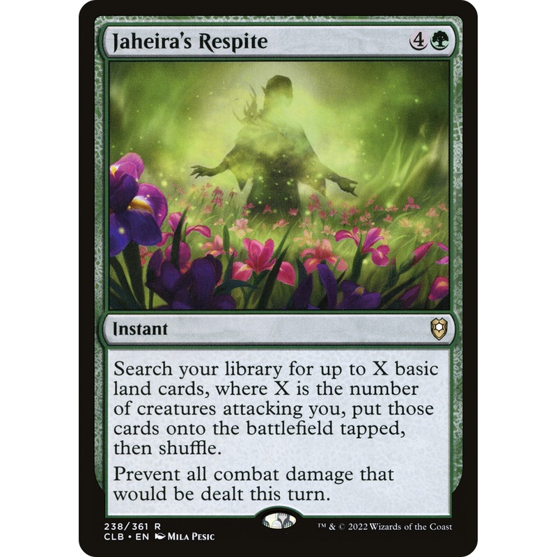 Jaheira's Respite (CLB-238) - Commander Legends: Battle for Baldur's Gate