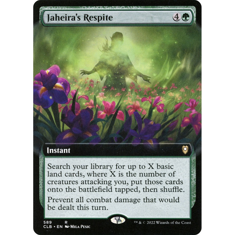 Jaheira's Respite (CLB-589) - Commander Legends: Battle for Baldur's Gate: (Extended Art) Foil