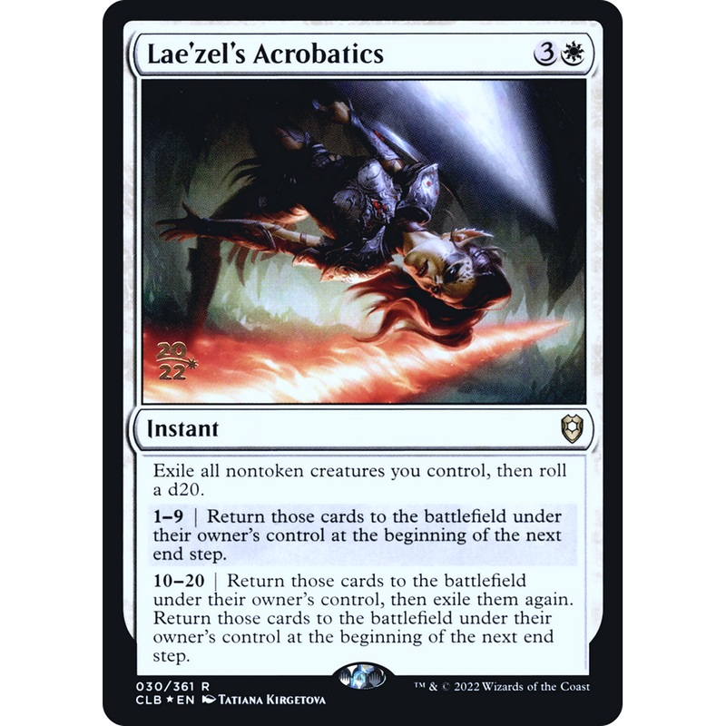 Lae'zel's Acrobatics (PRE-30S) - Battle for Baldur's Gate Promos Foil