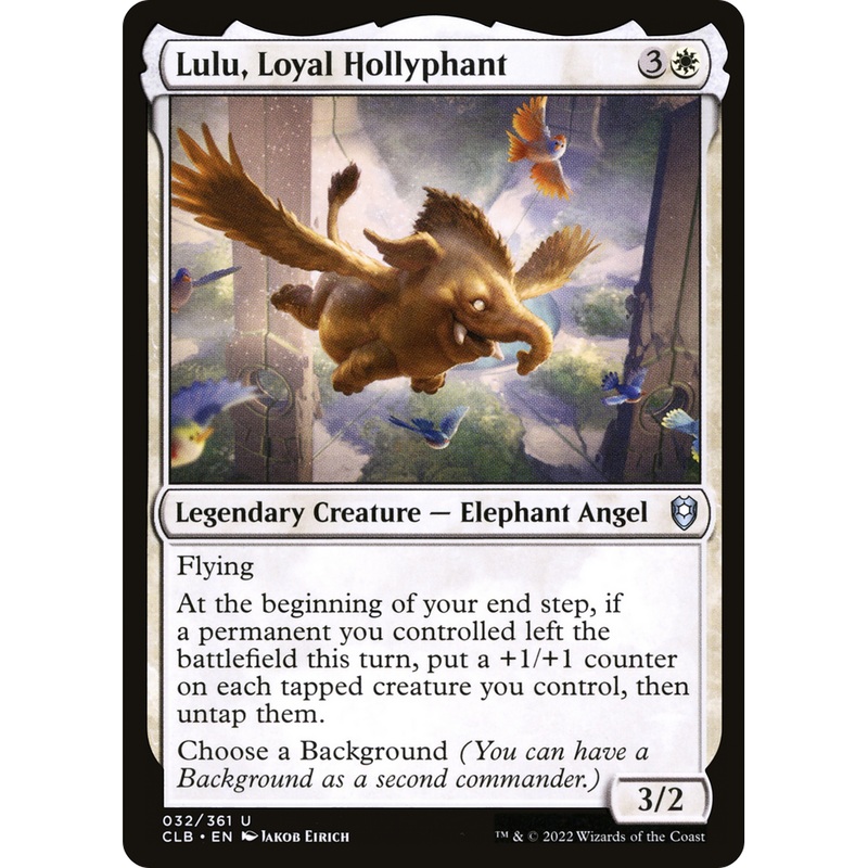 Lulu, Loyal Hollyphant (CLB-032) - Commander Legends: Battle for Baldur's Gate