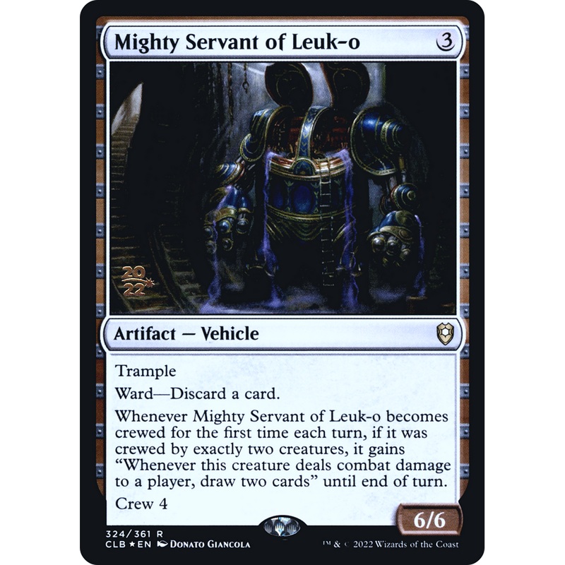 Mighty Servant of Leuk-o (PRE-324S) - Battle for Baldur's Gate Promos Foil