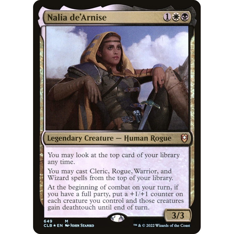 Nalia de'Arnise (CLB-649) - Commander Legends: Battle for Baldur's Gate Foil