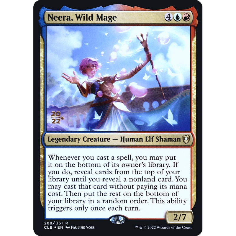 Neera, Wild Mage (PRE-288S) - Battle for Baldur's Gate Promos Foil