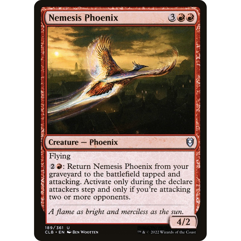 Nemesis Phoenix (CLB-189) - Commander Legends: Battle for Baldur's Gate