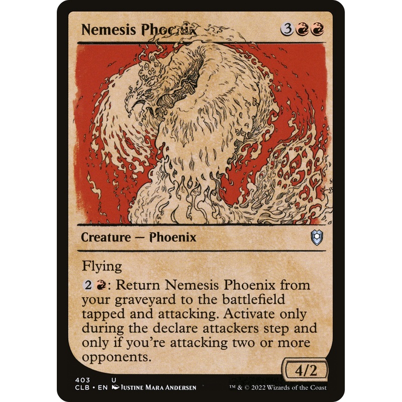 Nemesis Phoenix (CLB-403) - Commander Legends: Battle for Baldur's Gate: (Showcase)