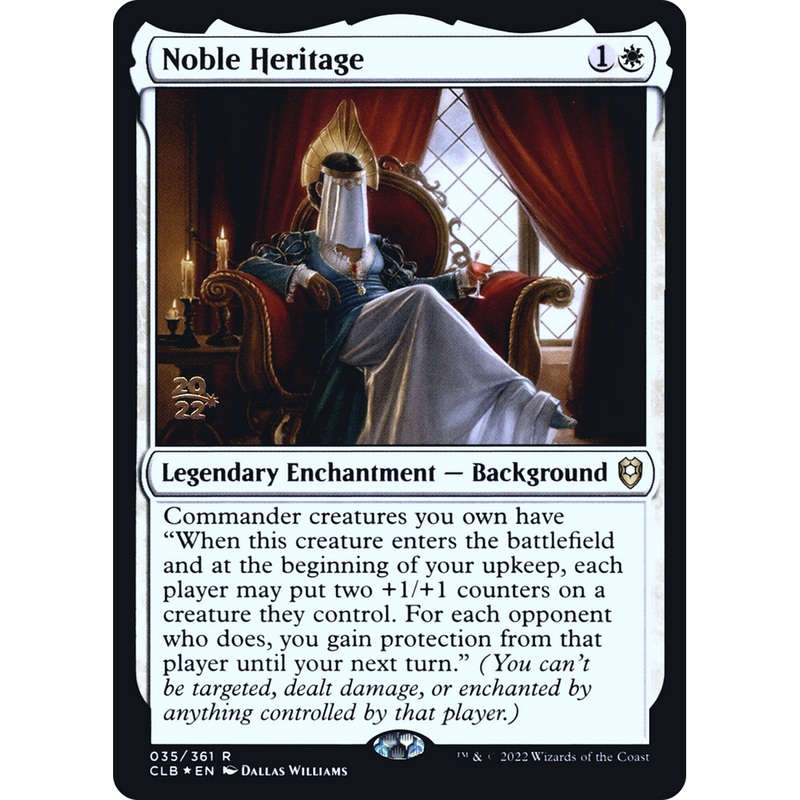 Noble Heritage (PRE-35S) - Battle for Baldur's Gate Promos Foil