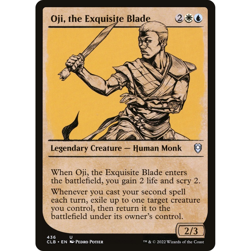 Oji, the Exquisite Blade (CLB-436) - Commander Legends: Battle for Baldur's Gate: (Showcase)