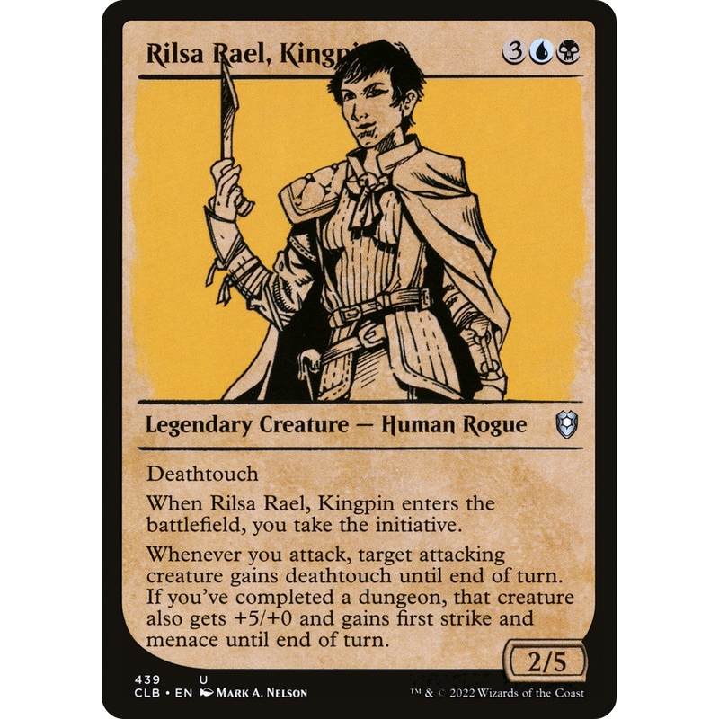 Rilsa Rael, Kingpin (CLB-439) - Commander Legends: Battle for Baldur's Gate: (Showcase)
