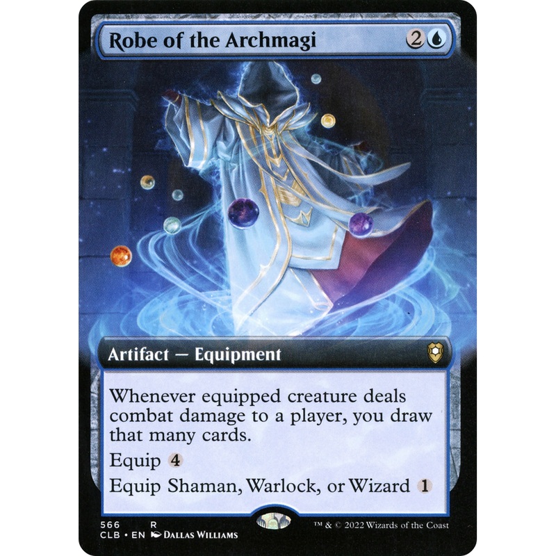 Robe of the Archmagi (CLB-566) - Commander Legends: Battle for Baldur's Gate: (Extended Art) Foil