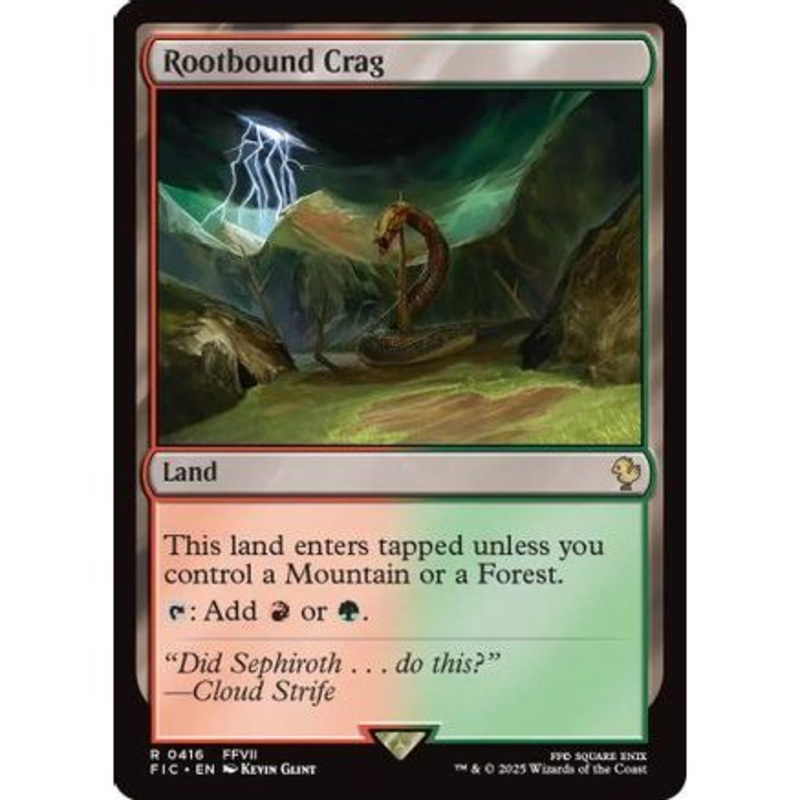 Rootbound Crag (FIC-416) - Commander: FINAL FANTASY